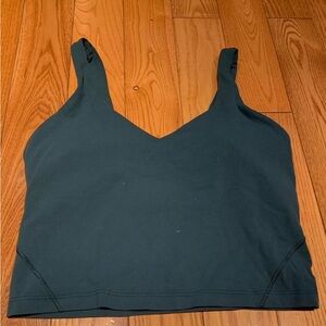 Lululemon Dark Green Sleeveless Top